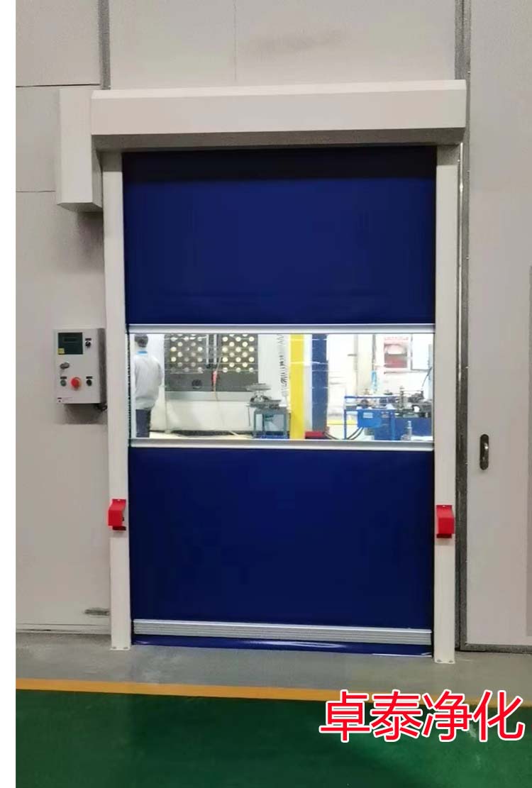 食品凈化車間安裝快速卷閘門安裝及材質(zhì)特點(diǎn)：