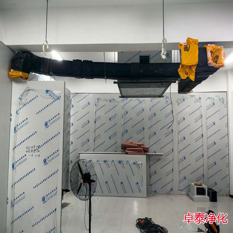 凈化車(chē)間施工施工現(xiàn)場(chǎng)圖，河北凈化車(chē)間裝修施工廠(chǎng)家